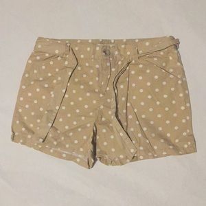 Cherokee Polka Dot Shorts with Belt